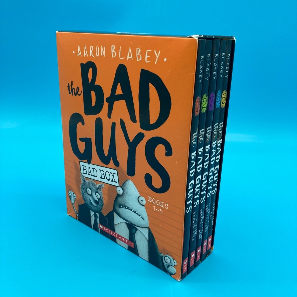 The Bad Guys Bad Box Book Set Paperbacks #1-5 Aaron Blabey Scholastic